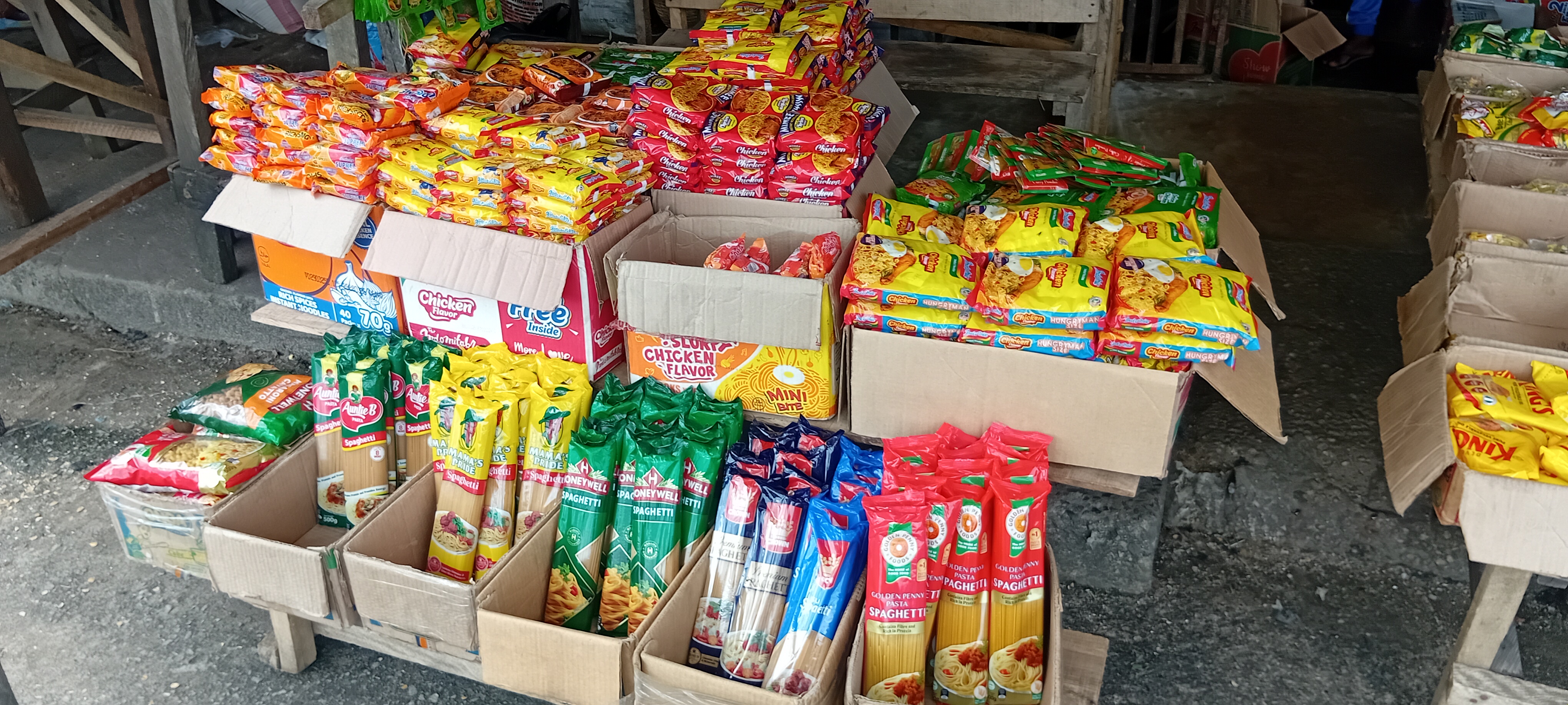 Iyana Ipaja Market Foods Report: Indomie at ₦10,500 Per Carton, Minee at ₦7,700, and Yam Flour Amala at ₦65,000 — The Only Open-Market Noodle Prices Tracked in Lagos