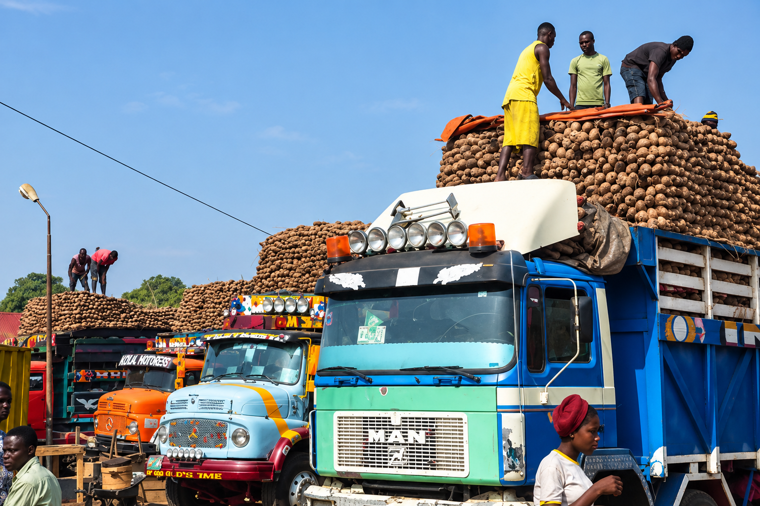 Nigeria's Yams Rarely Cross the Border