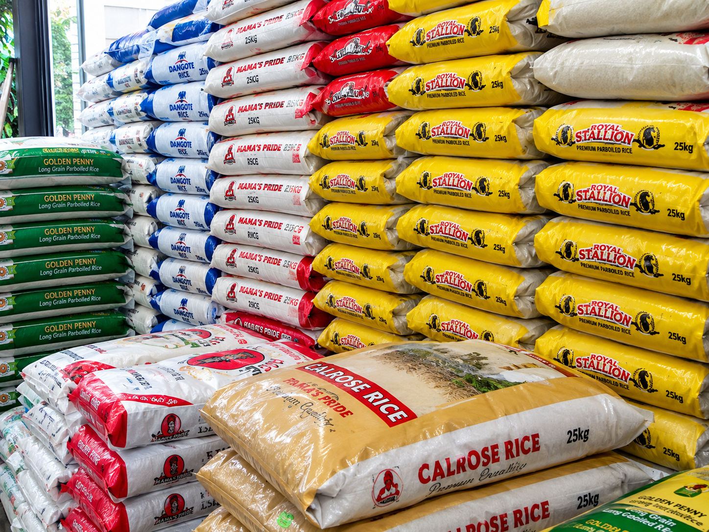 Imported Short-Grain Rice 25kg Bag Price Falls 0.7% In Lagos