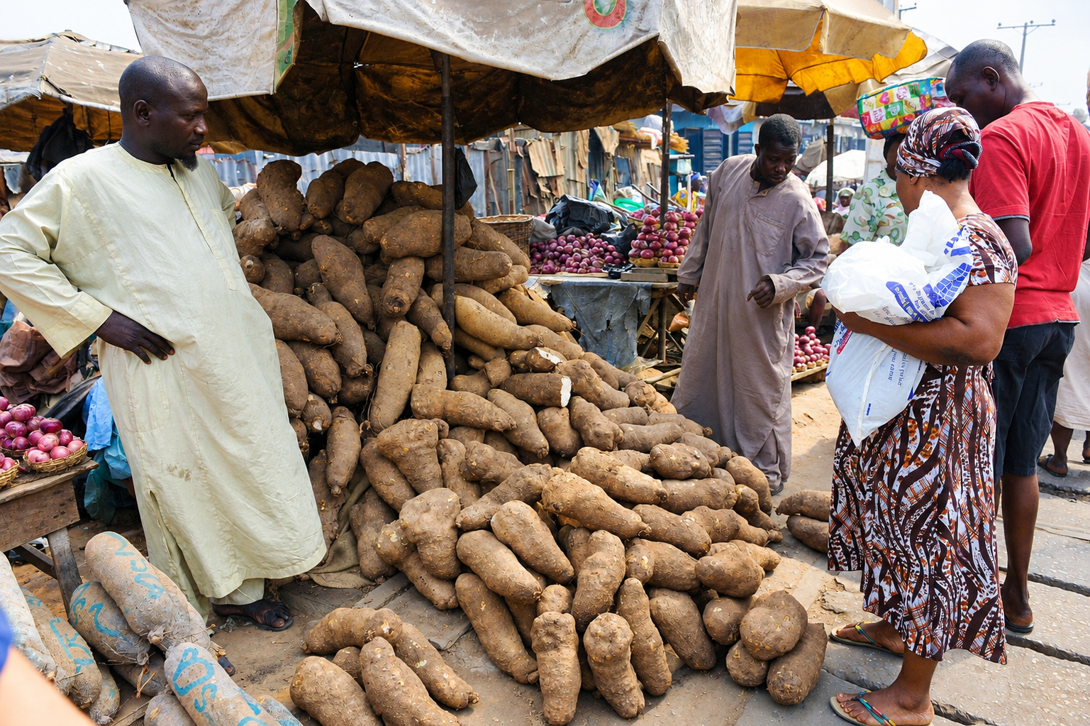 Yam, Garri Slide as Lagos Prices Ease