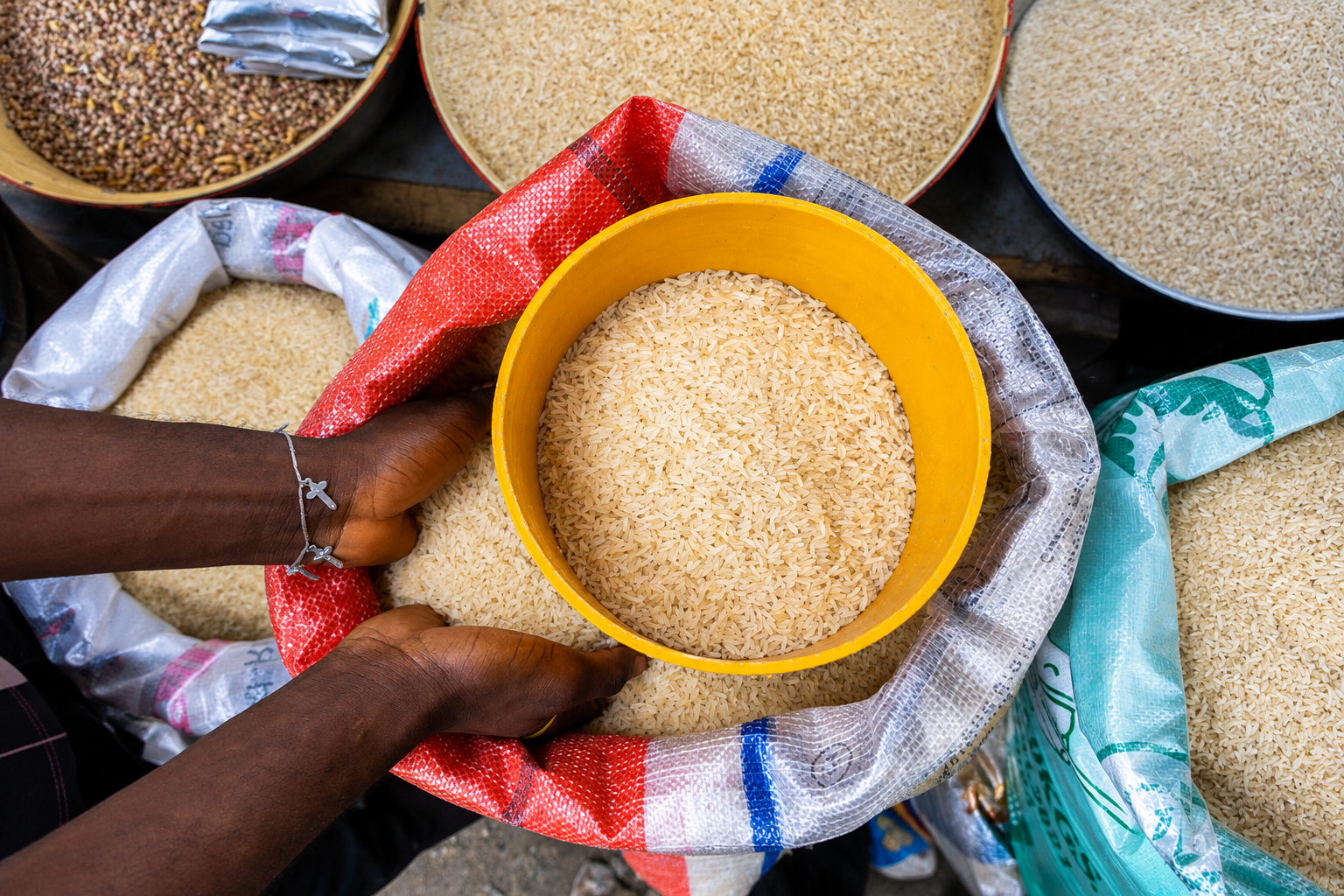 Rice Falls 28% as Tariffs Tumble