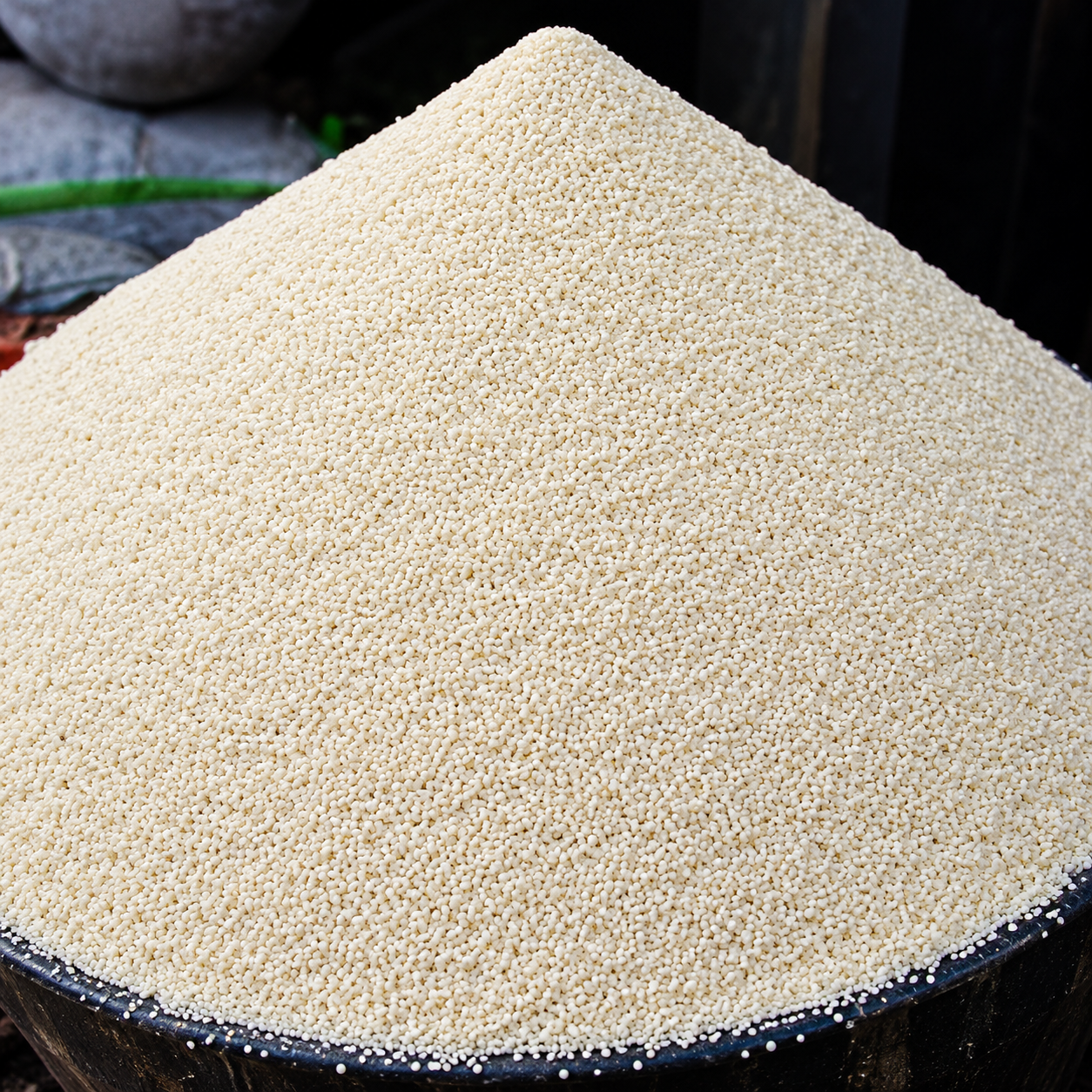 White Garri Bucks the Lagos Slide