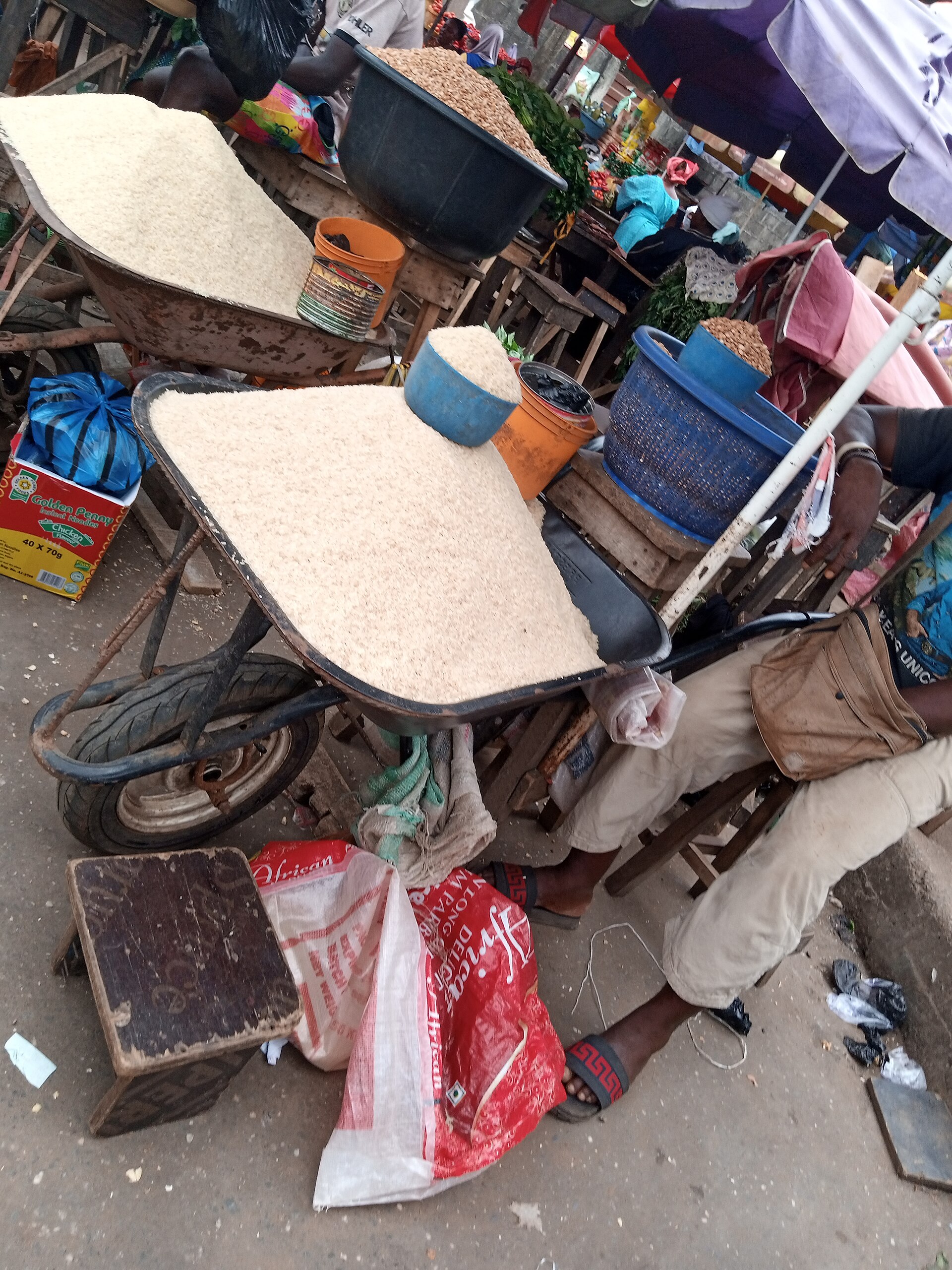Ajah Market White Garri Rebounds to N27,000 a Bag in June After February Dip to N20,000